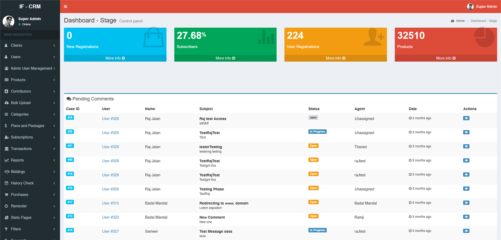 ImageFootage: Media Marketplace & CRM interface